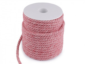 Kroucená šňůra dvoubarevná Ø6 mm macrame
