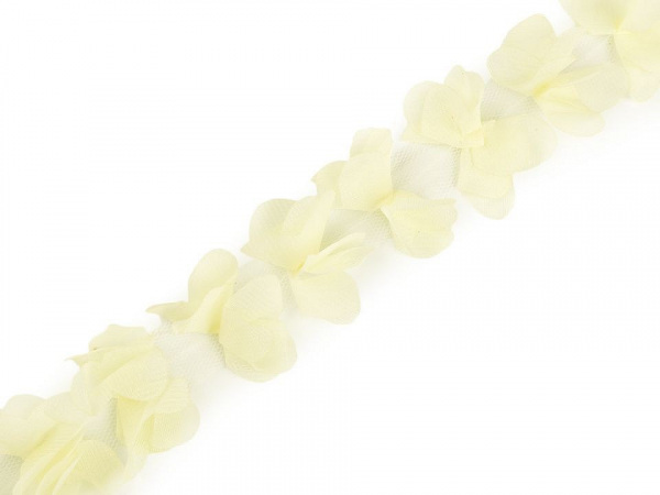 Prýmek mašle / motýlek na tylu šíře 65 mm