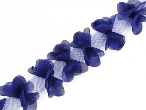 Prýmek mašle / motýlek na tylu šíře 65 mm