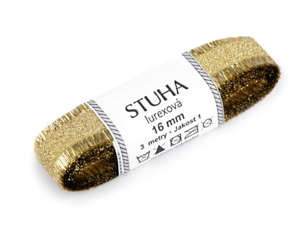 Lurexová stuha šíře 16 mm