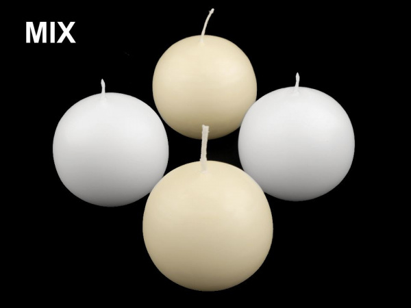 Adventní svíčky koule