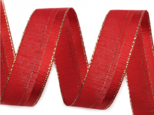 Stuha s lurexem šíře 24 mm