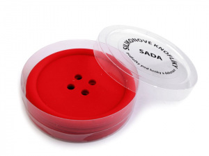 Silikonové knoflíky sada 4 ks Ø9 cm