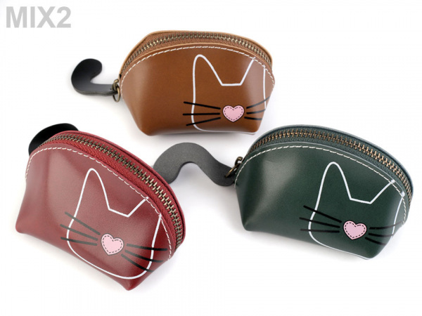 Pouzdro / klíčenka kočka 7x10 cm