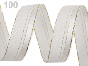 Stuha s lurexem šíře 24 mm