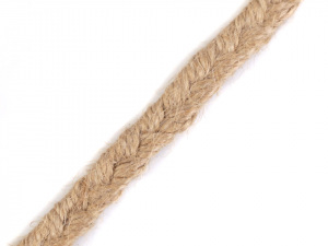 Jutový prýmek na espadrilky šíře 8 mm