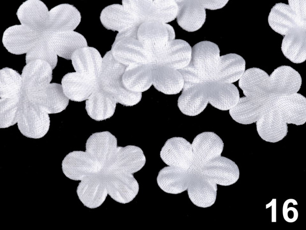 Polotovar k výrobě květů Ø15 mm, Ø16 mm, Ø18 mm saténový