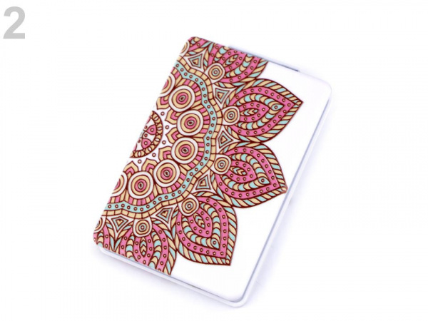 Kosmetické zrcátko mandala