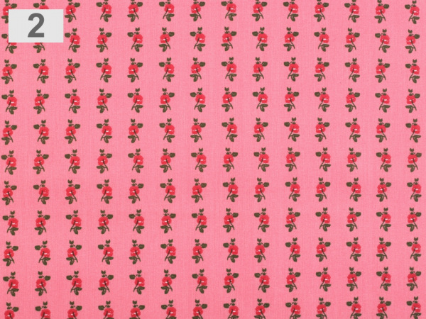 Bavlněná látka růže