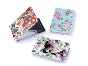 Kosmetické zrcátko květy