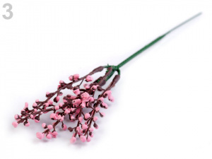 Umělá větvička bobulí k aranžování