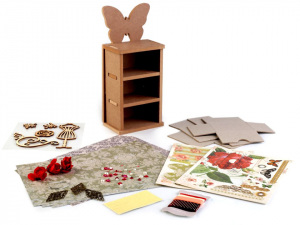 Kreativní sada šperkovnice s motýlem