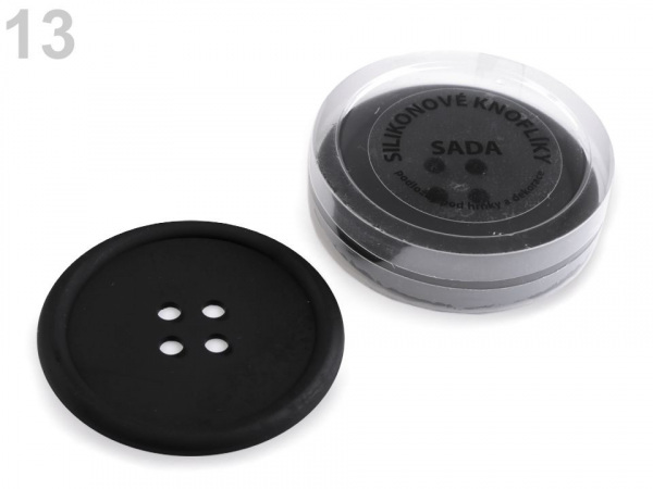 Silikonové knoflíky sada 4 ks Ø9 cm