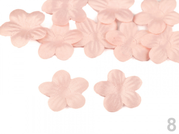 Polotovar k výrobě květů Ø22 mm, Ø25 mm saténový