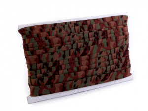 Lemovací pruženka maskáčová šíře 20 mm