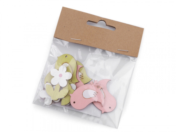 Samolepicí dekorace ptáček, květina, sova