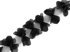 Prýmek mašle / motýlek na tylu šíře 65 mm