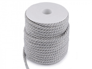 Kroucená šňůra dvoubarevná Ø6 mm macrame