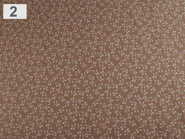 Bavlněná látka listy