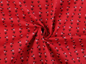 Bavlněná látka růže