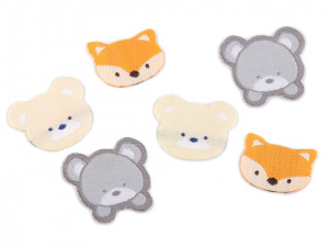 Nažehlovačka malá - liška, medvídek