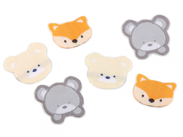 Nažehlovačka malá - liška, medvídek