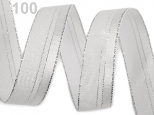 Stuha s lurexem šíře 24 mm