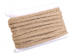 Jutový prýmek na espadrilky šíře 8 mm