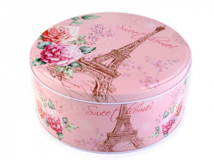 Plechová krabice Paříž velká