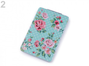 Kosmetické zrcátko květy