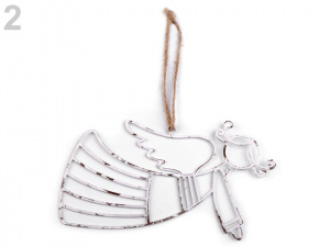 Drátěný anděl k zavěšení