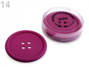 Silikonové knoflíky sada 4 ks Ø9 cm