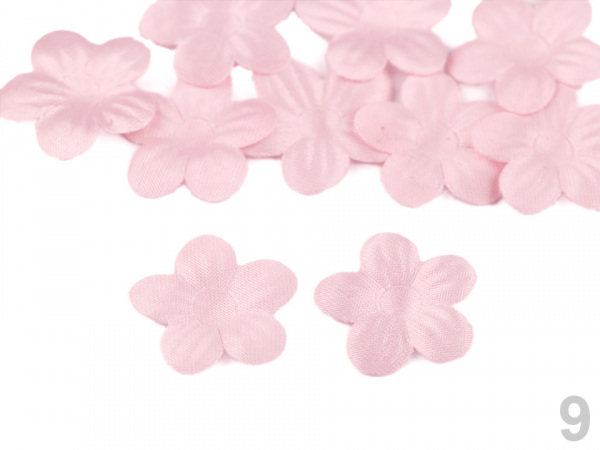 Polotovar k výrobě květů Ø22 mm, Ø25 mm saténový