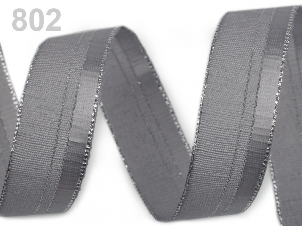 Stuha s lurexem šíře 24 mm