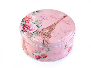 Plechová krabice Paříž malá