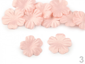 Polotovar k výrobě květů Ø22 mm, Ø25 mm saténový