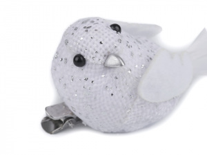 Dekorace ptáček s klipem