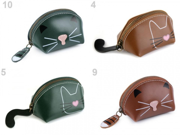 Pouzdro / klíčenka kočka 7x10 cm