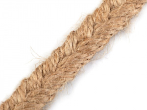 Jutový prýmek pletený šíře 10 mm