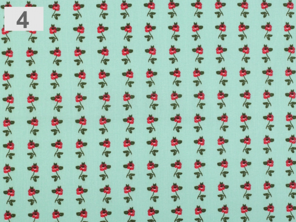 Bavlněná látka růže