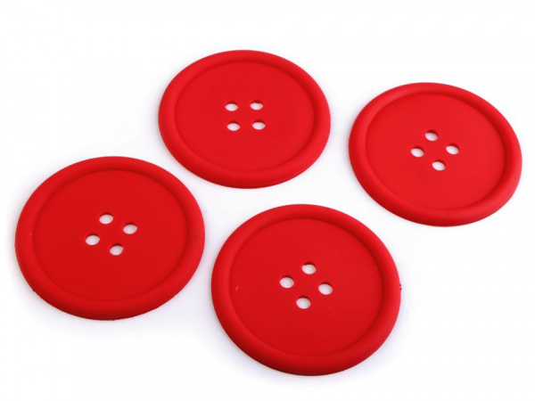 Silikonové knoflíky sada 4 ks Ø9 cm