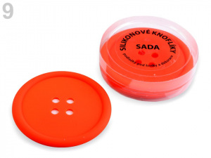 Silikonové knoflíky sada 4 ks Ø9 cm