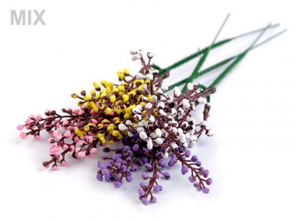 Umělá větvička bobulí k aranžování