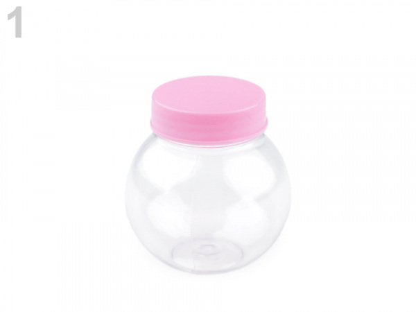 Plastová lahvička 5x5,5 cm šroubovací