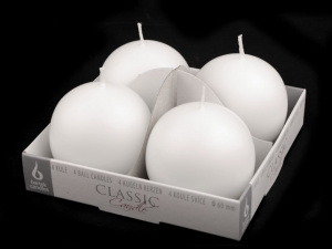 Adventní svíčky koule