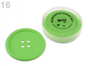 Silikonové knoflíky sada 4 ks Ø9 cm