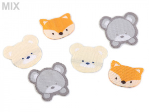 Nažehlovačka malá - liška, medvídek