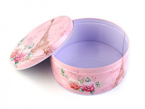 Plechová krabice Paříž střední