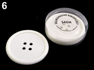 Silikonové knoflíky sada 4 ks Ø9 cm