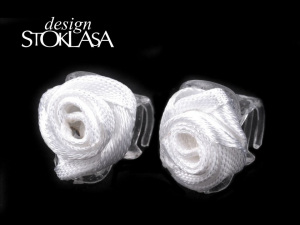 Skřipec do vlasů 10x13-15 mm s růžičkou ELIS